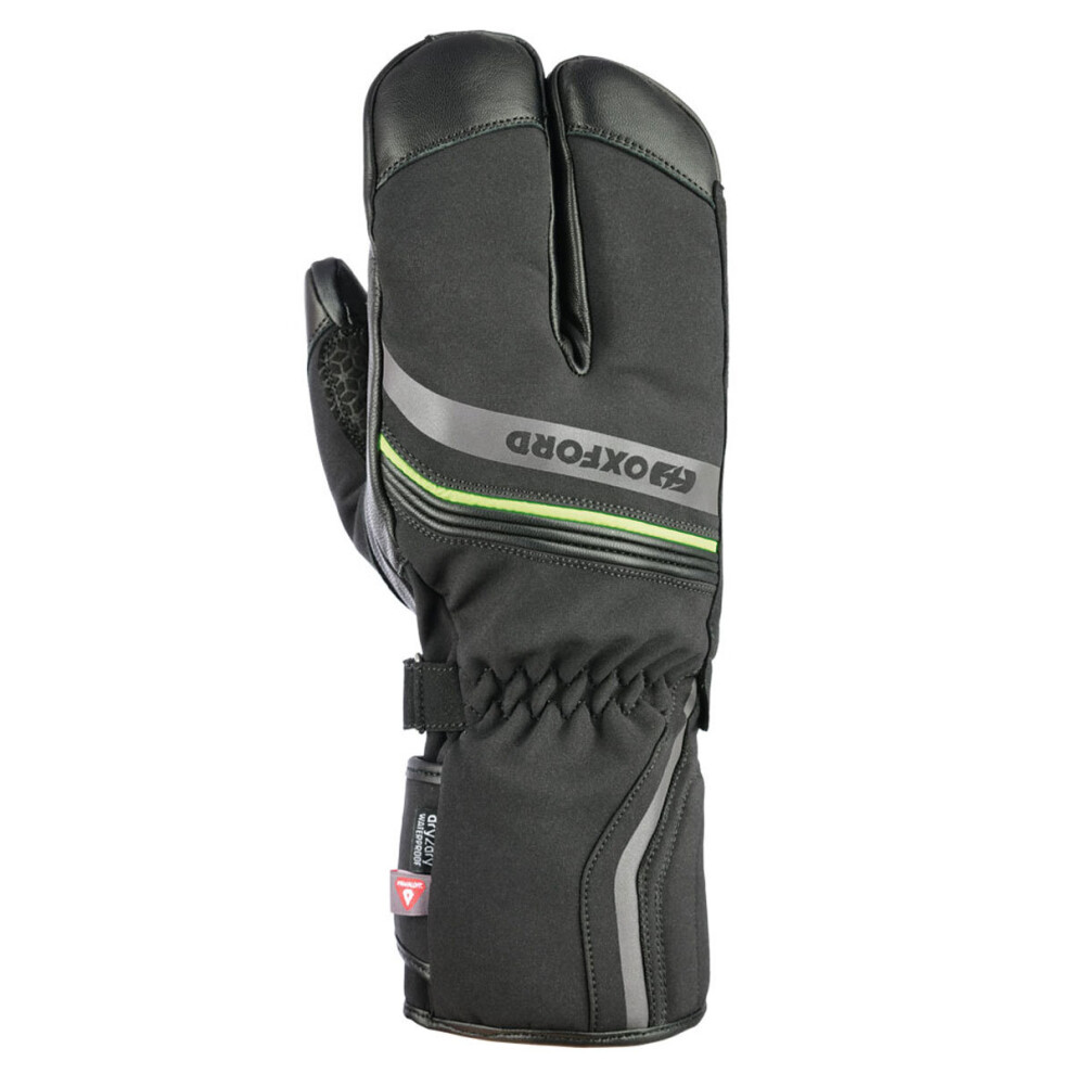 (L) Oxford Polar 1.0 Textile Gloves Black / Fluo Yellow-image-OPC-P9QTVNV-NEW