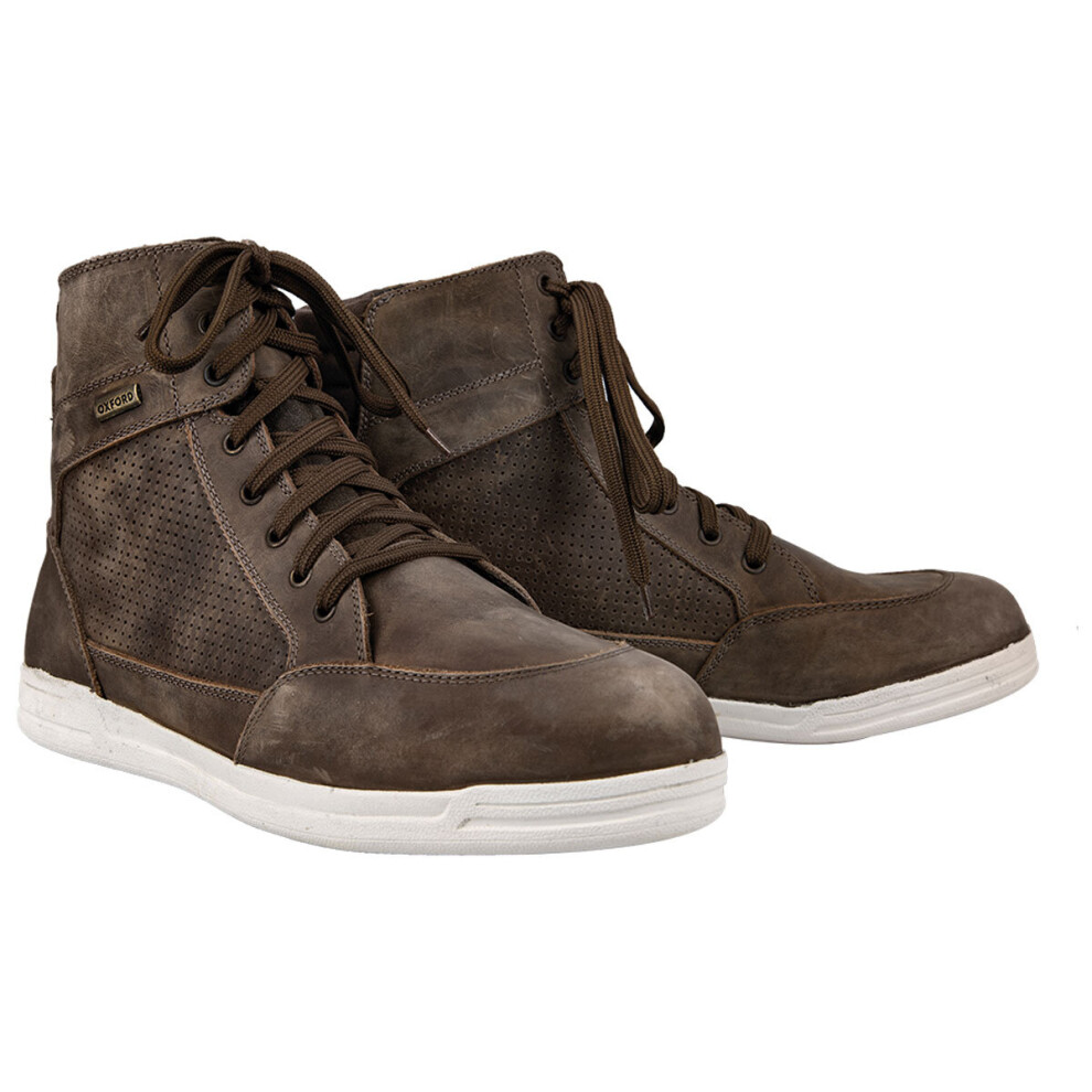 (47) Oxford Kickback Air Leather Boots Brown 5030009015632