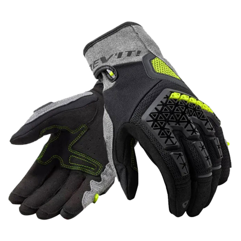 (L) Revit Mangrove Textile Gloves Silver / Black