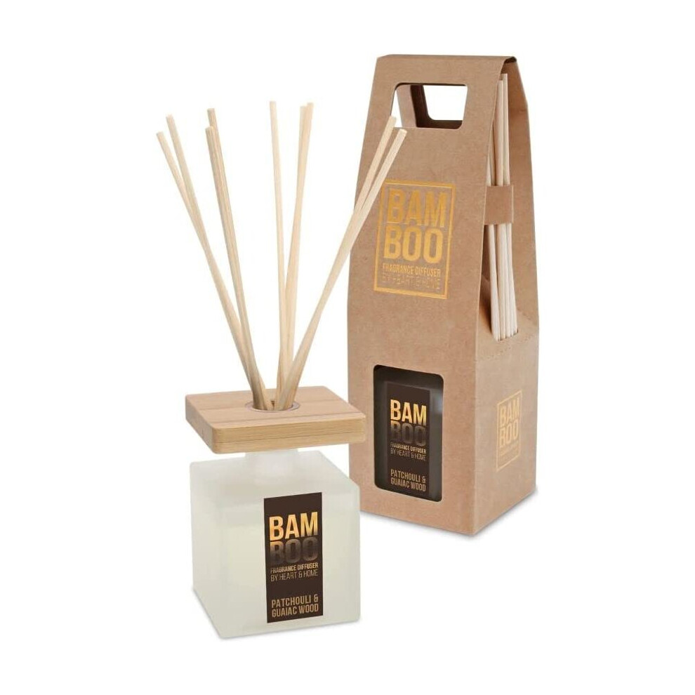 Heart & Home Bamboo Range Reed Diffuser - Patchouli & Guaiac Wood