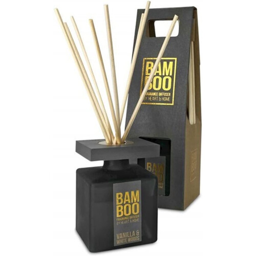 Heart & Home Bamboo Range Reed Diffuser - Vanilla & White Woods on OnBuy