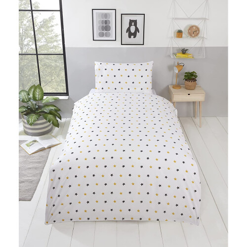 (Single) Studio Kids Scandi Bears Duvet Cover Set Multi Children's Bedding 1