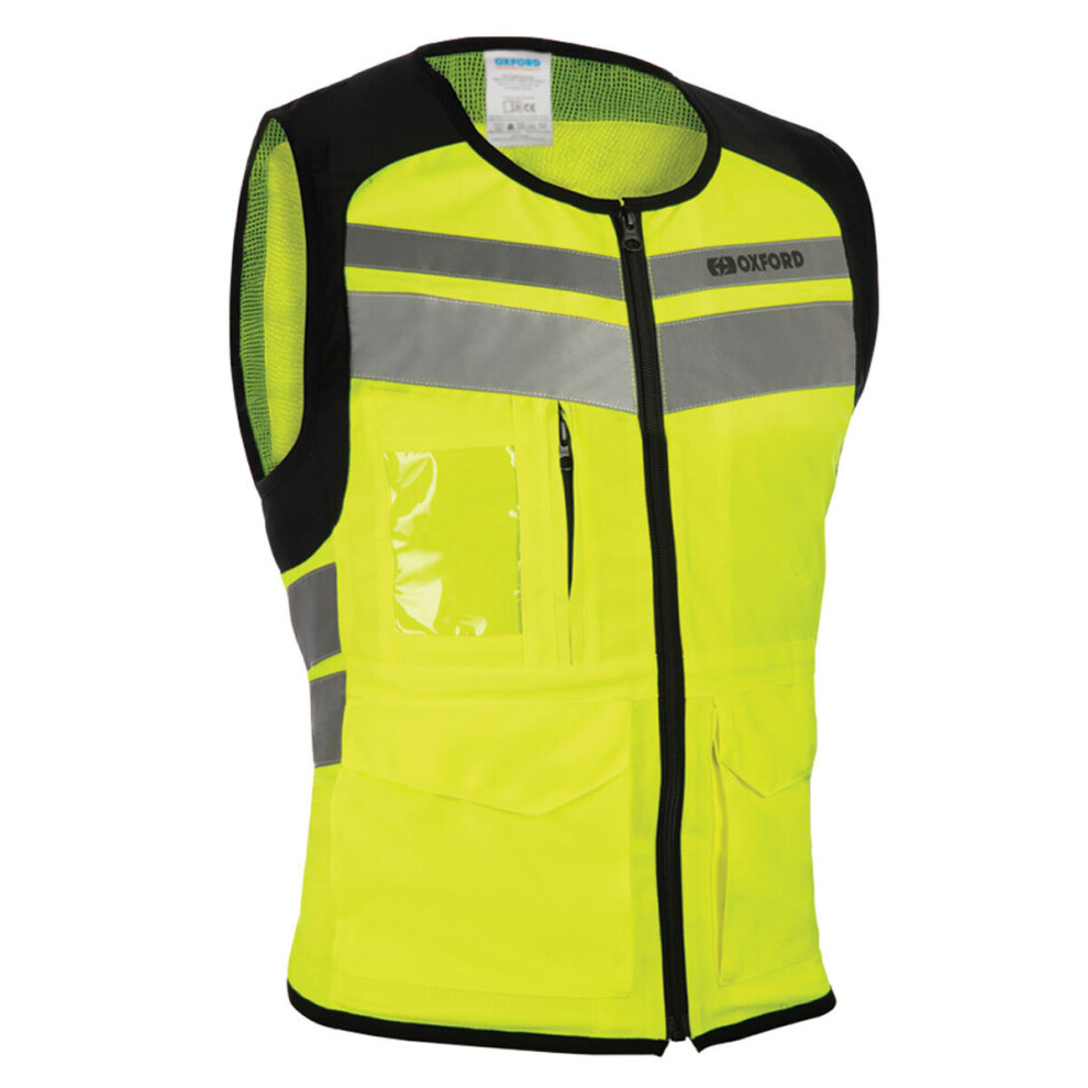 (4Xl) Oxford Utility Vest Bright Fluo Yellow 5030009364549