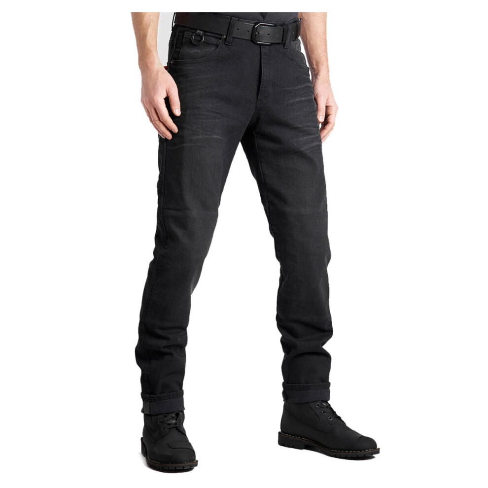 (30) Pando Moto Boss Dyn 01 Riding Denim Jeans Black-image-OPC-P9QTZD5-NEW