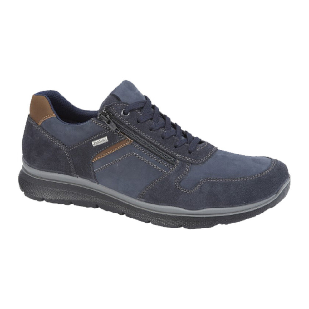 (9 UK, Navy) IMAC Mens Casual Leather Shoes