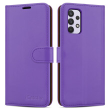 (Lilac) Samsung Galaxy A33 5G Phone Wallet Leather Case