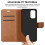 (Black) Samsung Galaxy A33 5G Phone Wallet Leather Case 2
