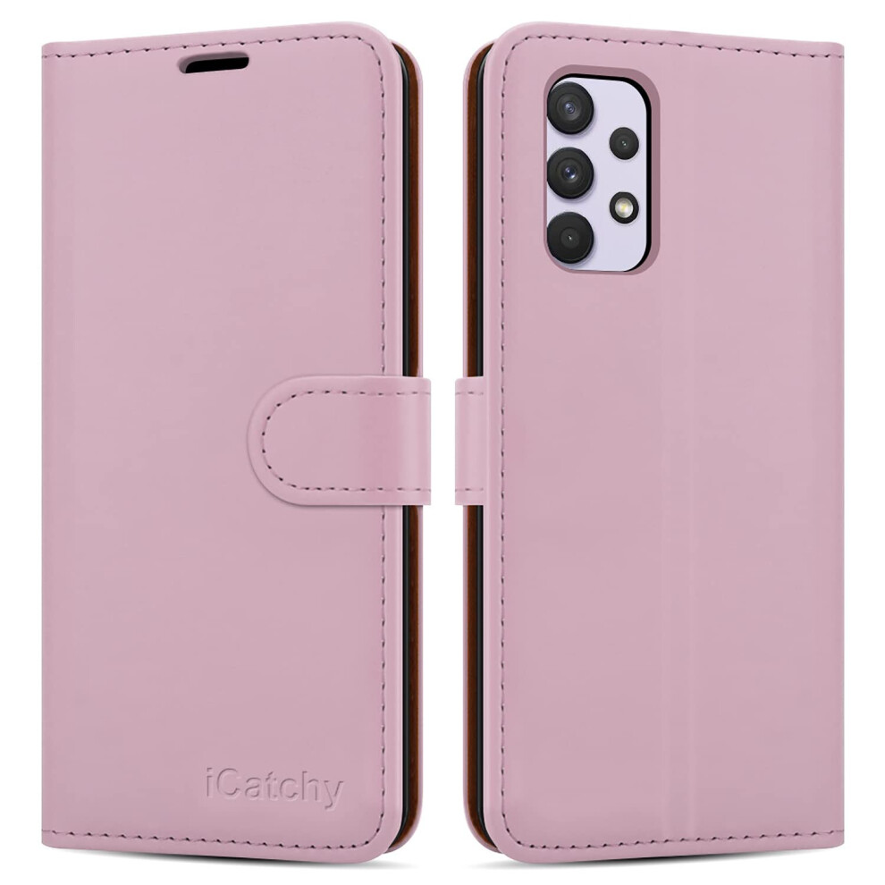 (Rose Gold) Samsung Galaxy A33 5G Phone Wallet Leather Case