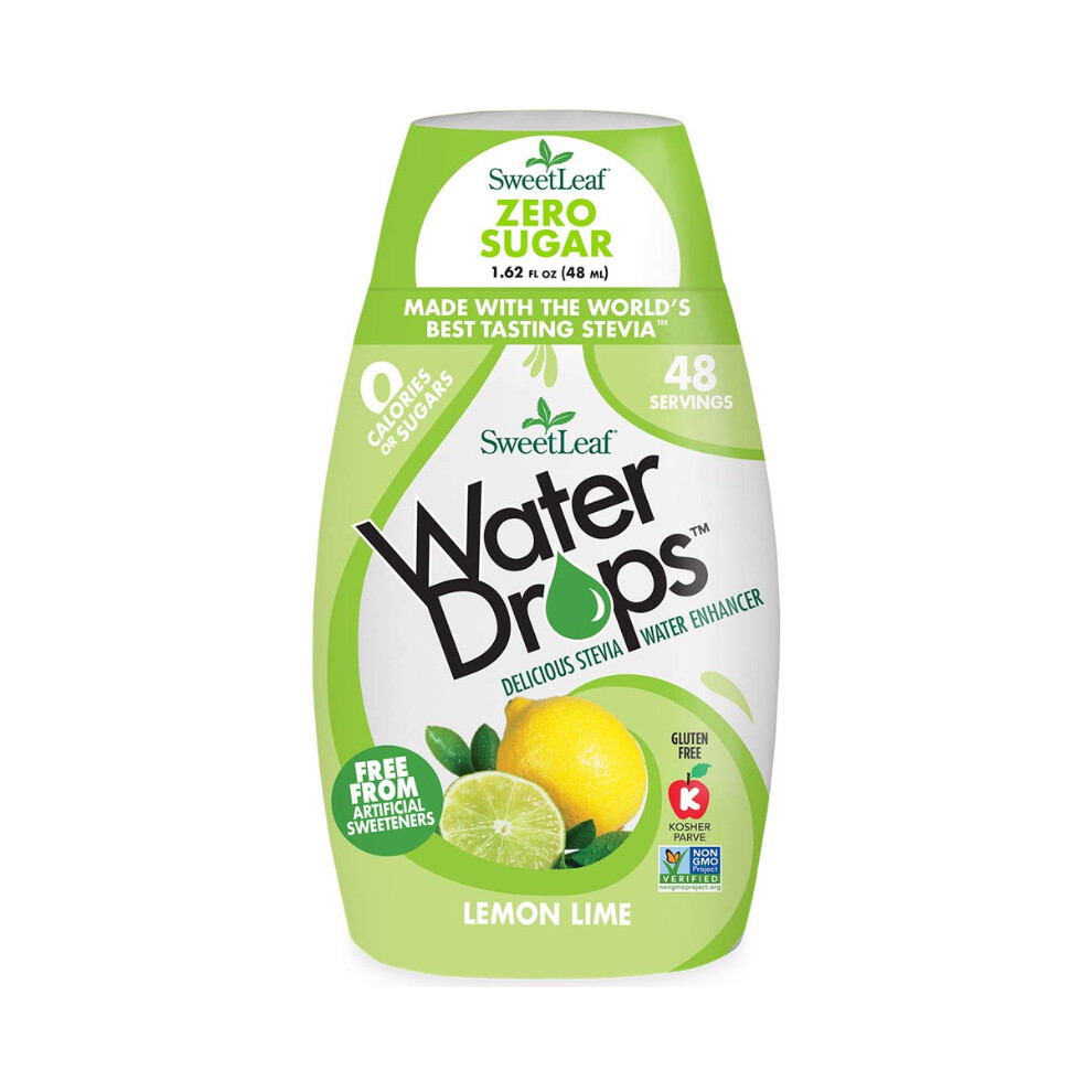 Sweetleaf WaterDrops - Delicious Stevia Water Enhancer Lemon Lime 1.62