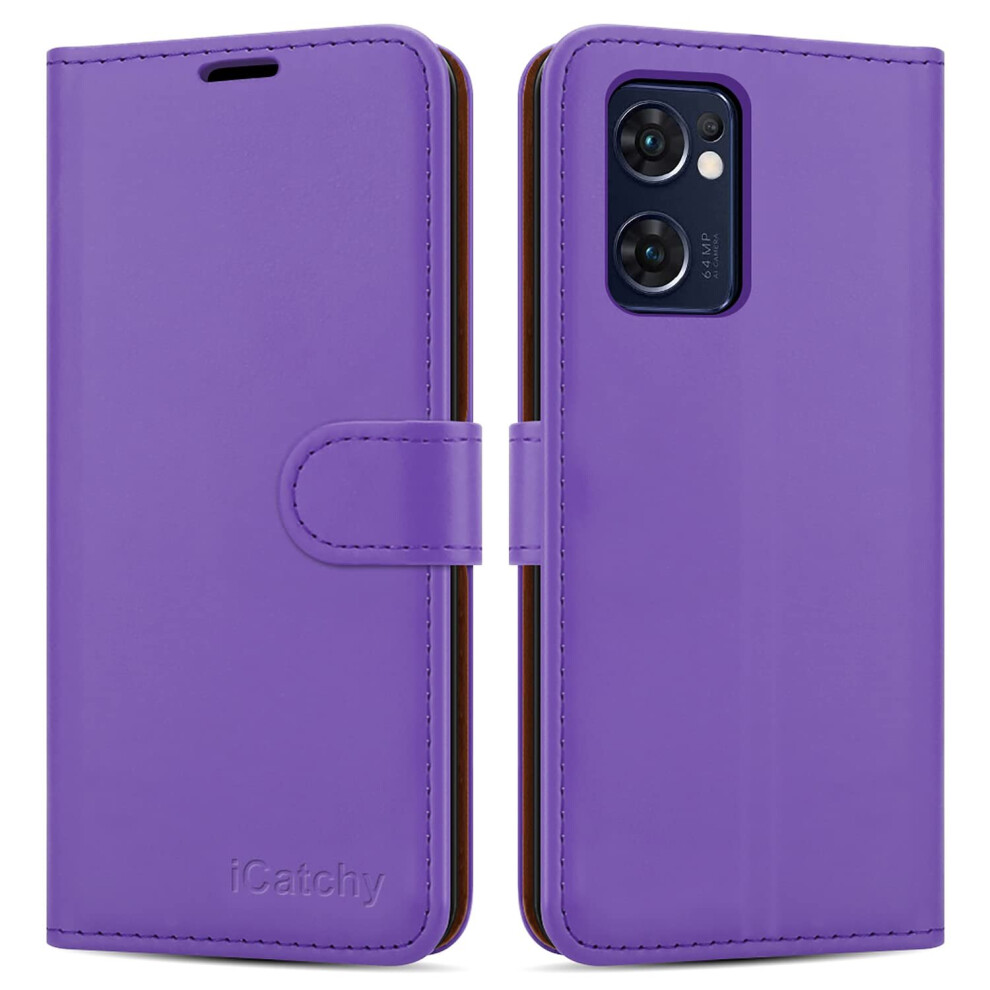(Lilac) For Oppo Find X5 Lite Phone Wallet Leather Case Not,Specified 5056298012640