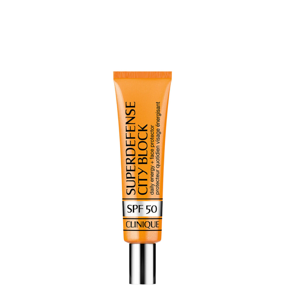 Clinique Superdefense? City Block Broad Spectrum SPF 50 Daily Energy + Face Protector Energizing Protective Fluid SPF 50 40 Ml