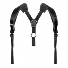 Izzo Golf Comfort Swivel Dual-Strap Golf Bag Strap Medium/Large Black
