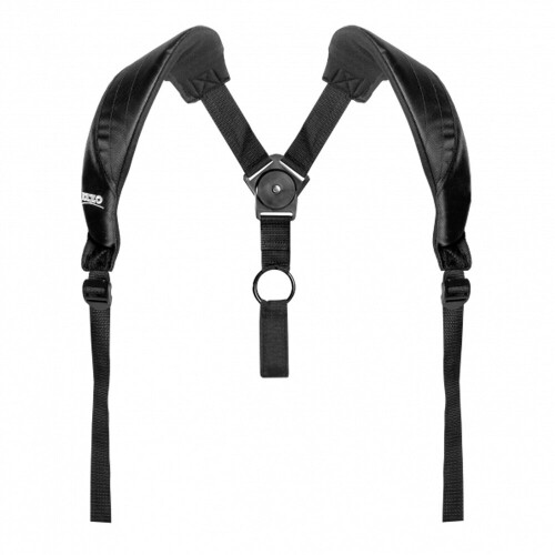 Izzo Golf Comfort Swivel Dual-Strap Golf Bag Strap Medium/Large Black