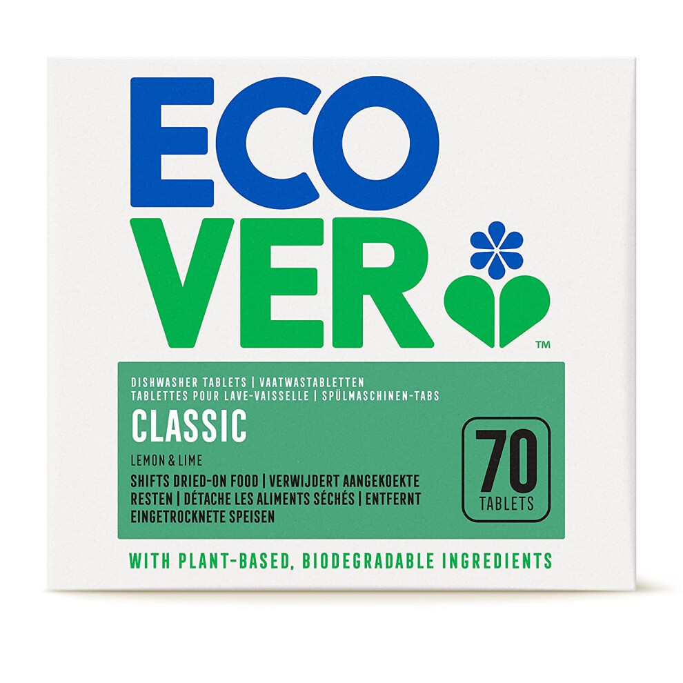 Ecover Classic Dishwasher Tablets 70 Tablets