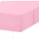 (4FT Small Double, Pink) Plain Cotton Percale Platform Base Valance Pleated 2