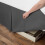 (Super King, Charcoal) Plain Cotton Percale Platform Base Valance Pleated 3