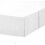 (King, White) Plain Cotton Percale Platform Base Valance Pleated 2