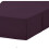 (Super King,  Plum) Plain Cotton Percale Platform Base Valance Pleated 2