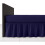 (King, Navy Blue) Extra Deep Plain Bed Base Valance Sheets Frilled 1
