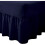 (Single, Navy) Luxury Percale Fitted Valance Sheet Non Iron Sheet 1