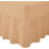 (Single, Latte) Luxury Percale Fitted Valance Sheet Non Iron Sheet 1