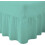 (4FT Small Double, Mint Green) Luxury Percale Fitted Valance Sheet Non Iron Sheet 1