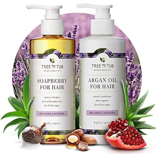 Tree To Tub Ενυδατικό Σαμπουάν και Μαλακτική Κρέμα χωρίς Θειικά Άλατα για Ξηρά Μαλλιά