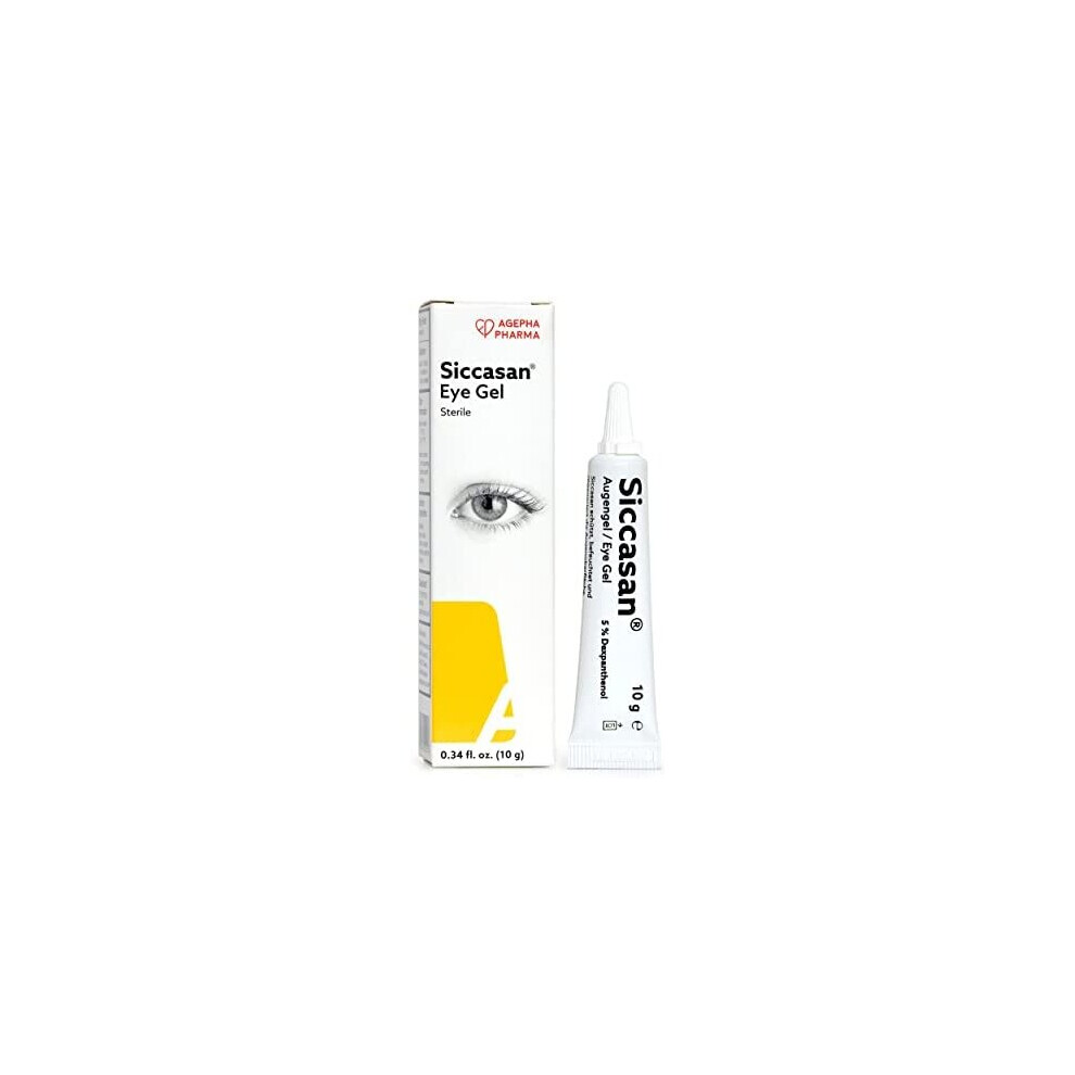 Siccasan Intensive Dry Eye Gel with Carbomer and Dexpanthenol | Corneal Gel & Eye Lubricant | Eye Gel for Dry Eyes| Relief Against Irritated and Sore