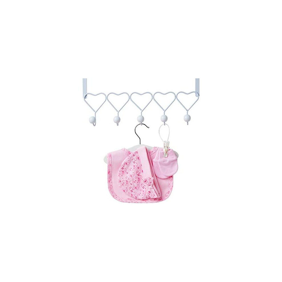 Newborn Baby Girl Gift Set - Hand Packed into Small Pink Hamper ...
