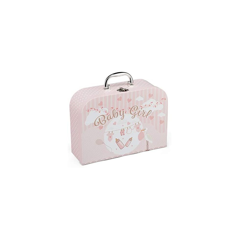 Newborn Baby Girl Gift Set - Hand Packed into Small Pink Hamper ...