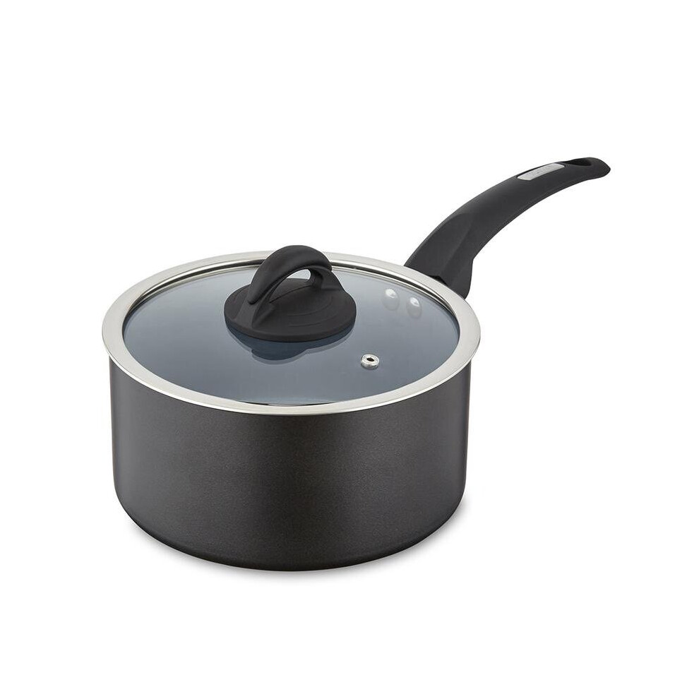 Tower Cerasure 20Cm Non-Stick Saucepan Grey