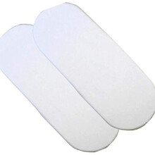 4 x Moses Basket Fitted Sheets - 100% Cotton Fitted Sheets for Moses Basket Or Baby Cradle (White)