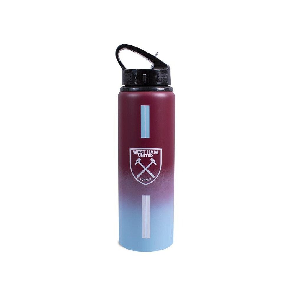 Team Merchandise 750ml Aluminium Fade Bottle West Ham