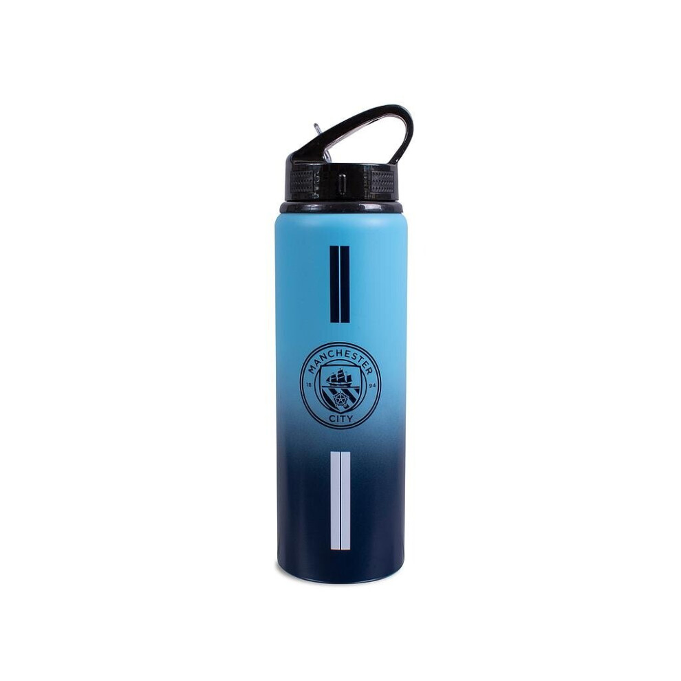 Team Merchandise 750Ml Aluminium Fade Bottle Man City