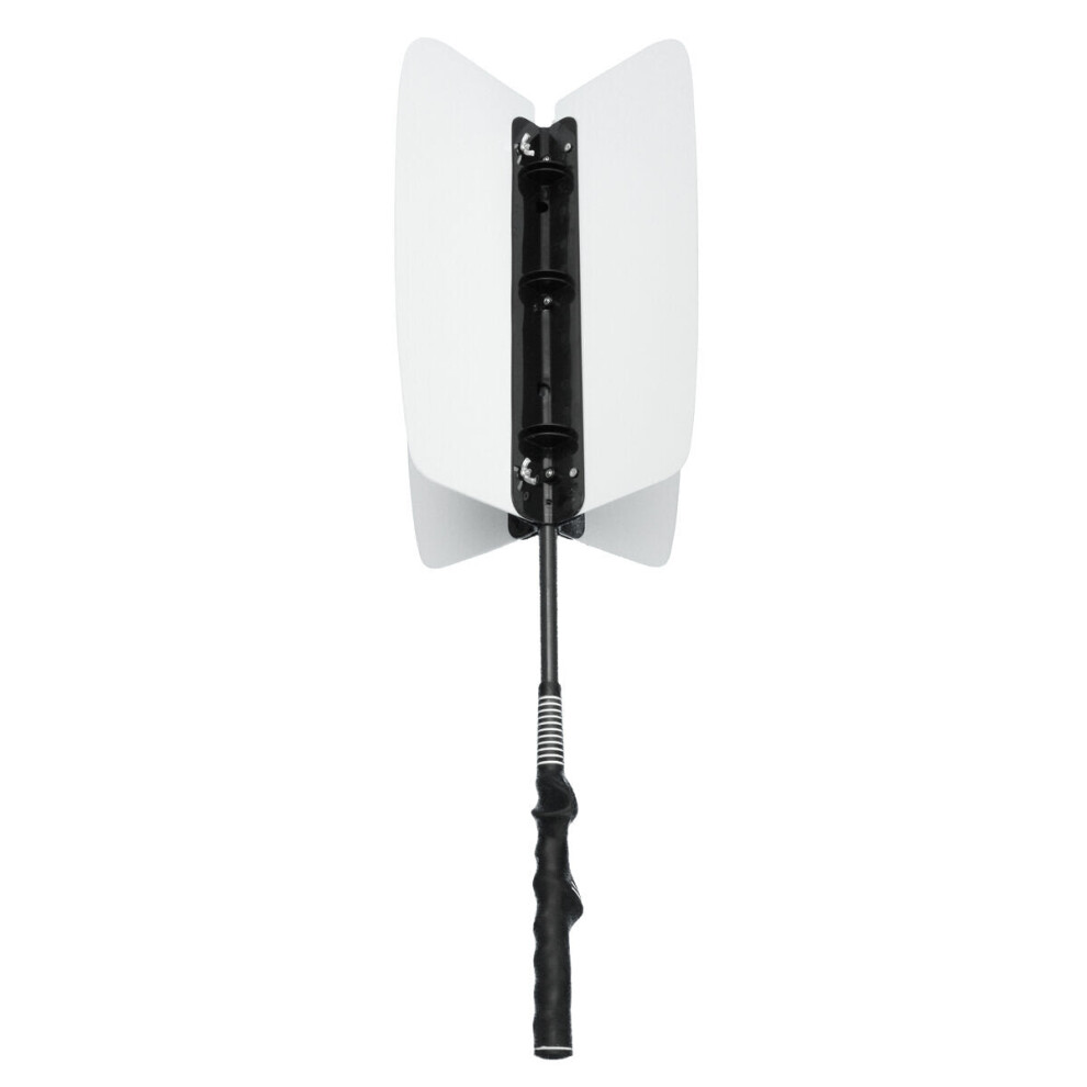 (White) Golf Wind Exercise Machine Fan Resistance Exercise Aid Trainer Outdoor Sports Trainer
