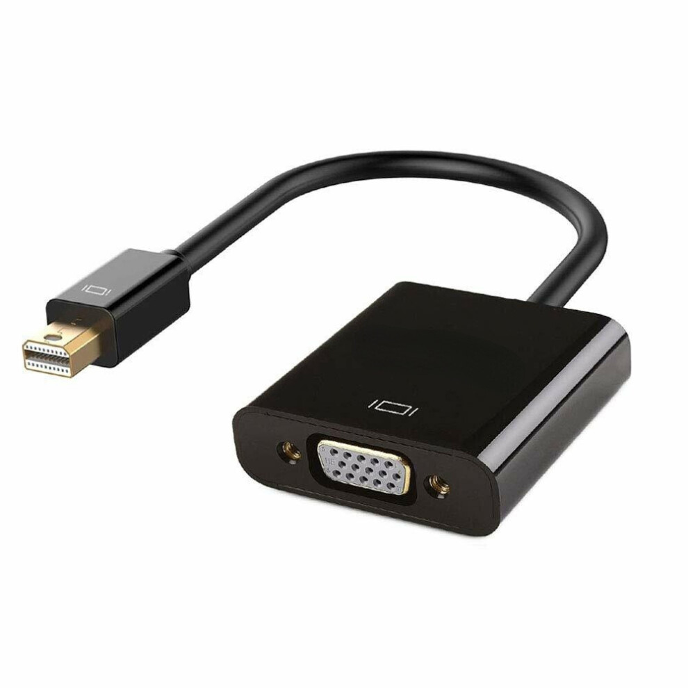 Mini Displayport Mini Dp To Vga Adapter With Plated Full Hd 1080P 60Hz For Pc Laptop Macbook Gold 3654659051240