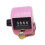 (Red) 4 Digit Number Golf Clicker Hand Held Tally Counter 10