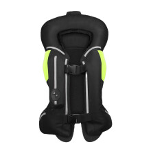 (Black, S) Motorcycle Protective Airbag Vest with Excellent Abrasion Resistance