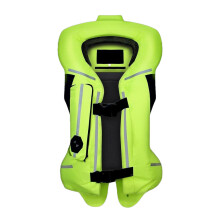 (Green, 2XL) Motorcycle Protective Airbag Vest with Excellent Abrasion Resistance