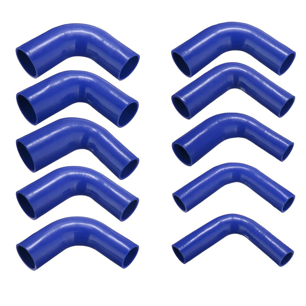 (#9: 76-60Mm) 25-76Mm 90 Degree Silicone Hose Elbow Bend Multi-Size Vacuum Hose Tubing Turbo Coolant Tube 6112211928616