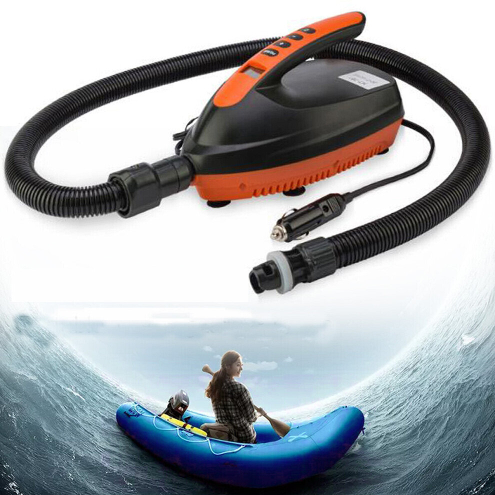 Aqua Marina 12V LED Display 16SPI Outdoor Sports Vehicle Inflatable Pump Paddle Board Dinghy Kayaking Air Pump with 6pcs Air Tap