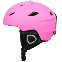 (Pink, L) Safety Light Helmet Integrally-Molded Snowboard Cycling Skiing Snow