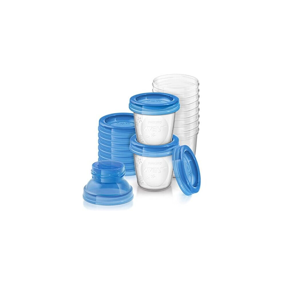 Philips Avent SCF618/10 Reusable Breast Milk Storage Cups - Pack of 10