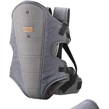Nuby Newborn Carrier Dark Grey, 1 Count (Pack of 1)