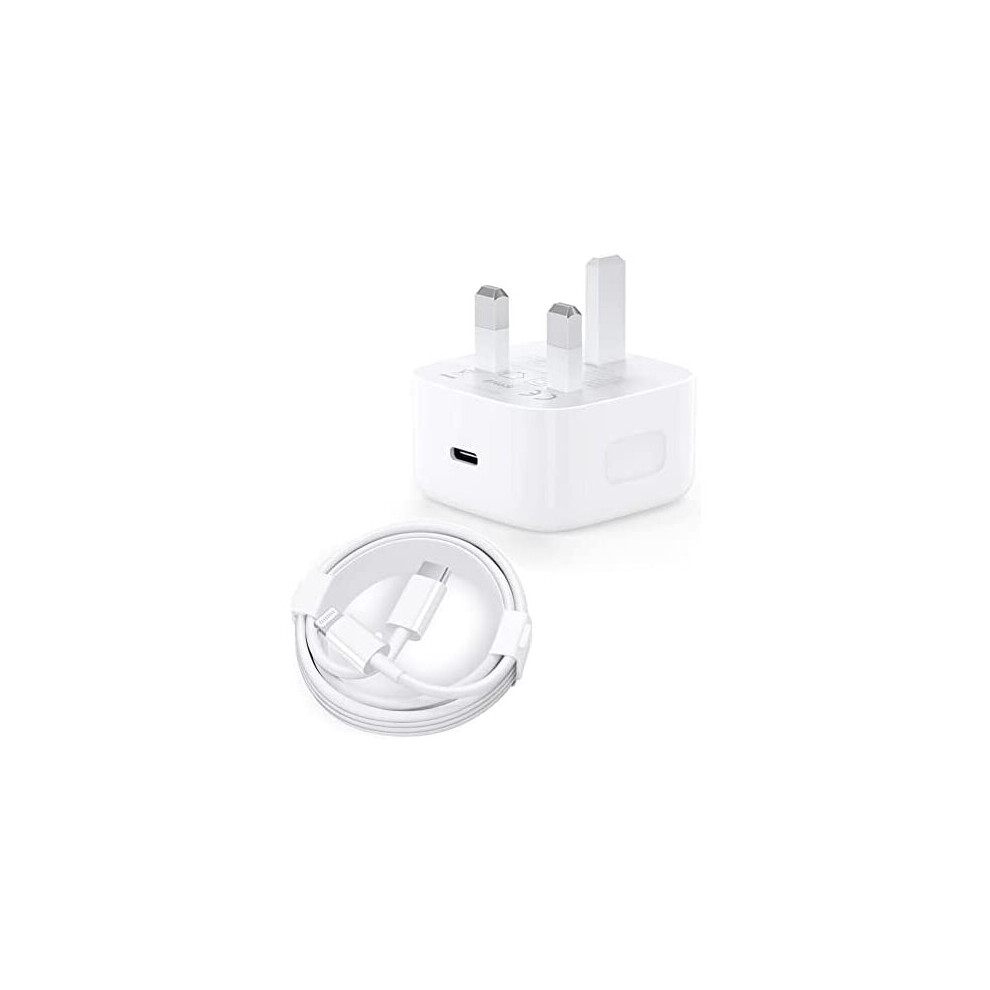iPhone 13 USB C 20W Fast Charger,【Apple MFi Certified】6.6FT USB C to Lightning Cable with Type-C Power Delivery Wall Plug Charging Adapter