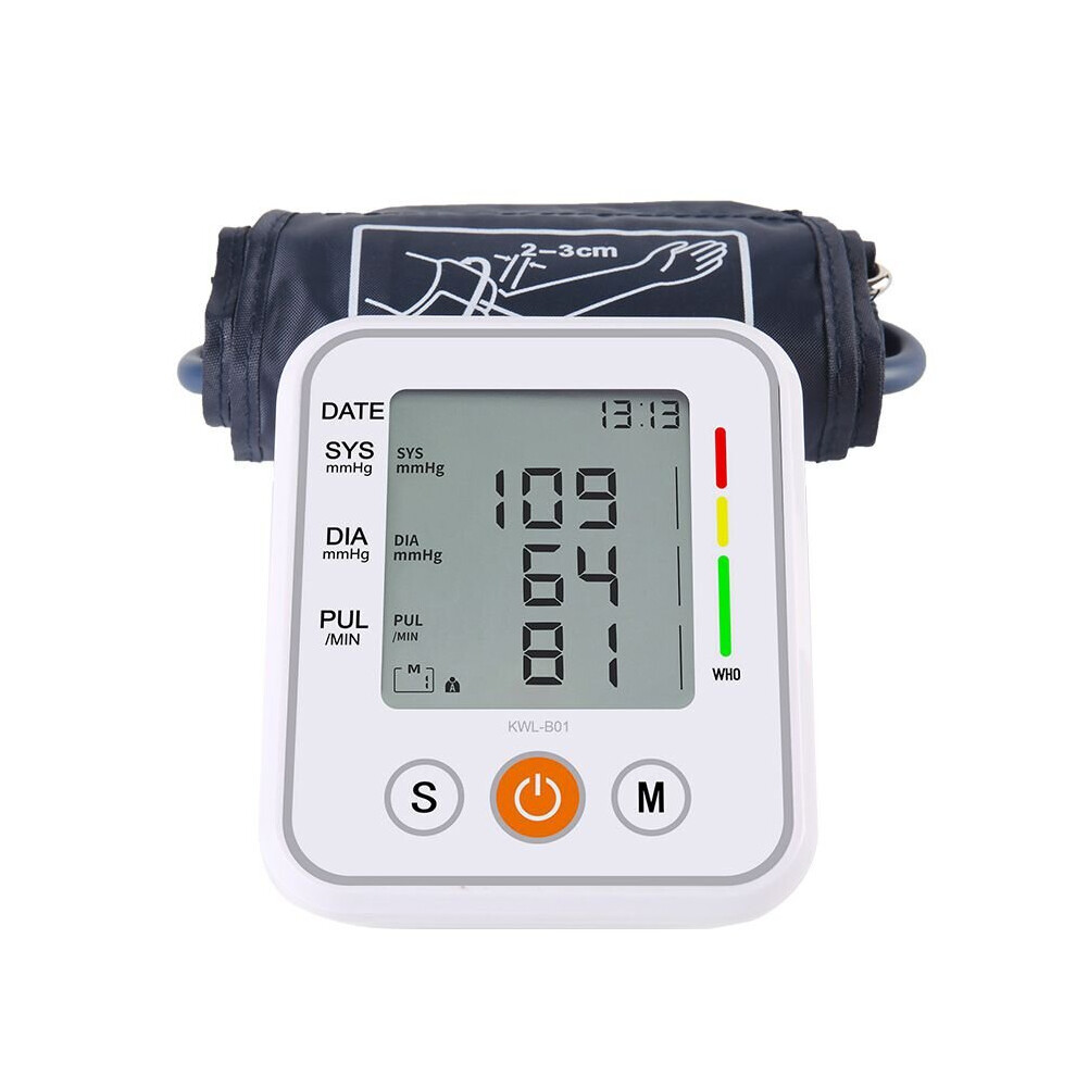 Automatic Digital Wrist Blood Pressure Monitor Sphygmomanometer Tonometer Tensiometer