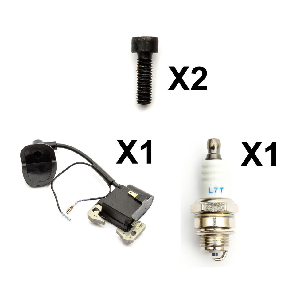 Mini Midi Pocket Bike Ignition Coil Spark Plug Bolts Minimoto Atv Dirtbike 49Cc 5055583030093