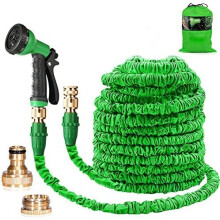Suplong Water Hose Pipe Garden Hose Expandable 3 Times Expandable Hose 100ft Flexible Magic Hose Pipes Gardening With 8 Function Spray/Brass Connector