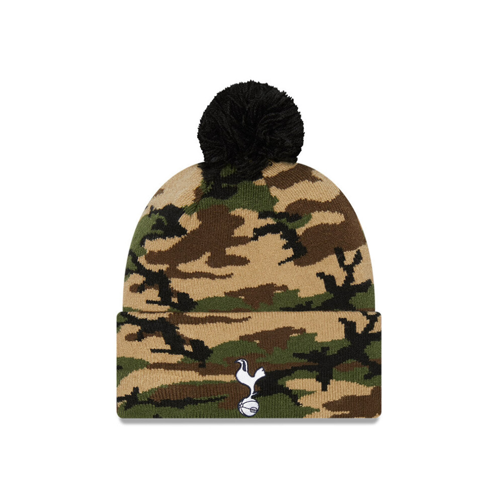 New Era Men's Woodland Camo Bob Beanie ~ Tottenham Hotspur Camo