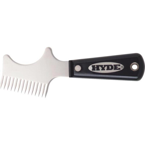Hyde 45960 Paint Brush Comb & Roller Cleaner Stainless Steel 1